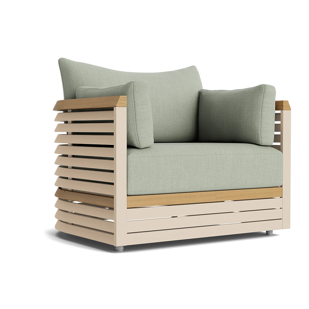 Slatted Lounge Chair