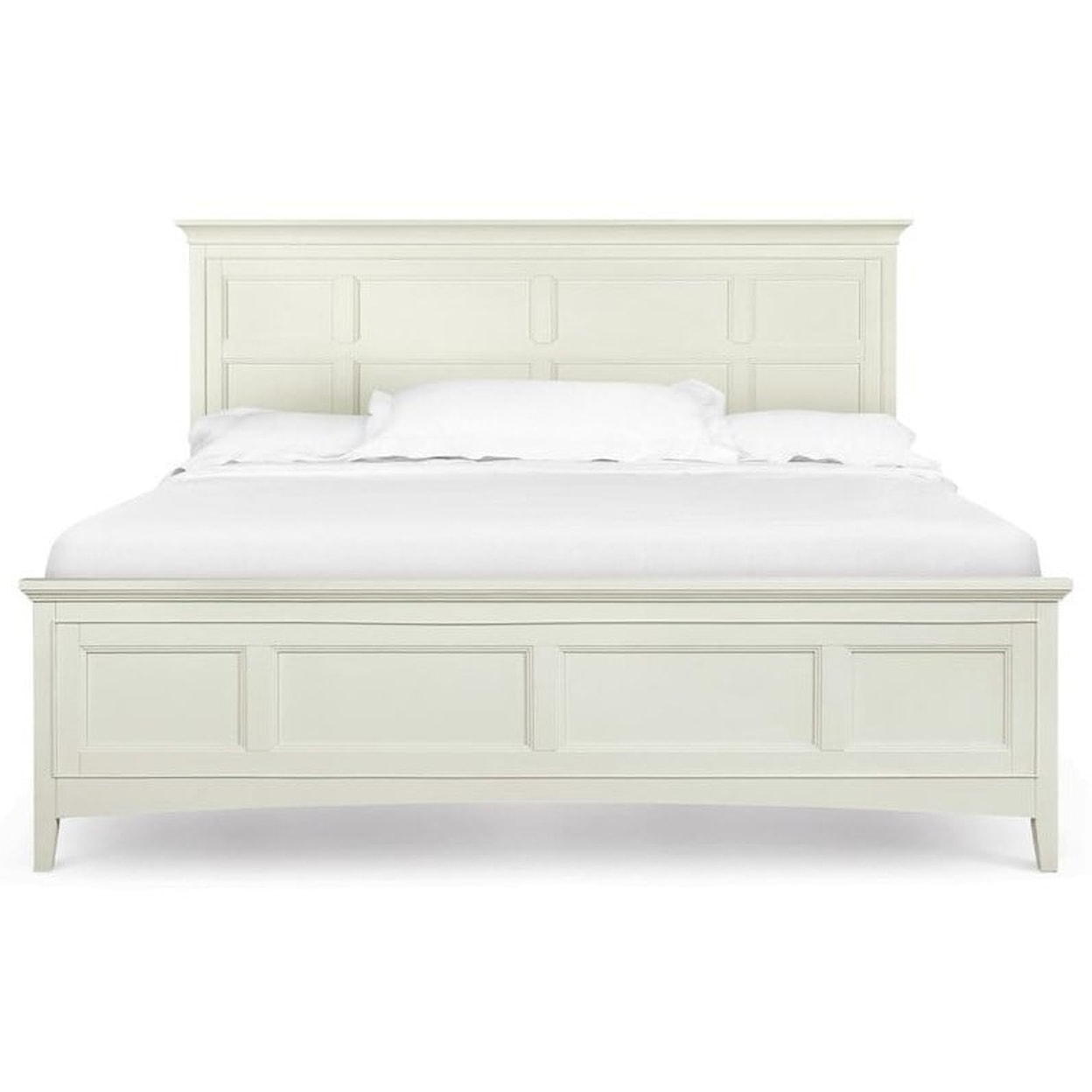 Magnussen Home Kentwood Bedroom King Panel Bed with Storage Rails