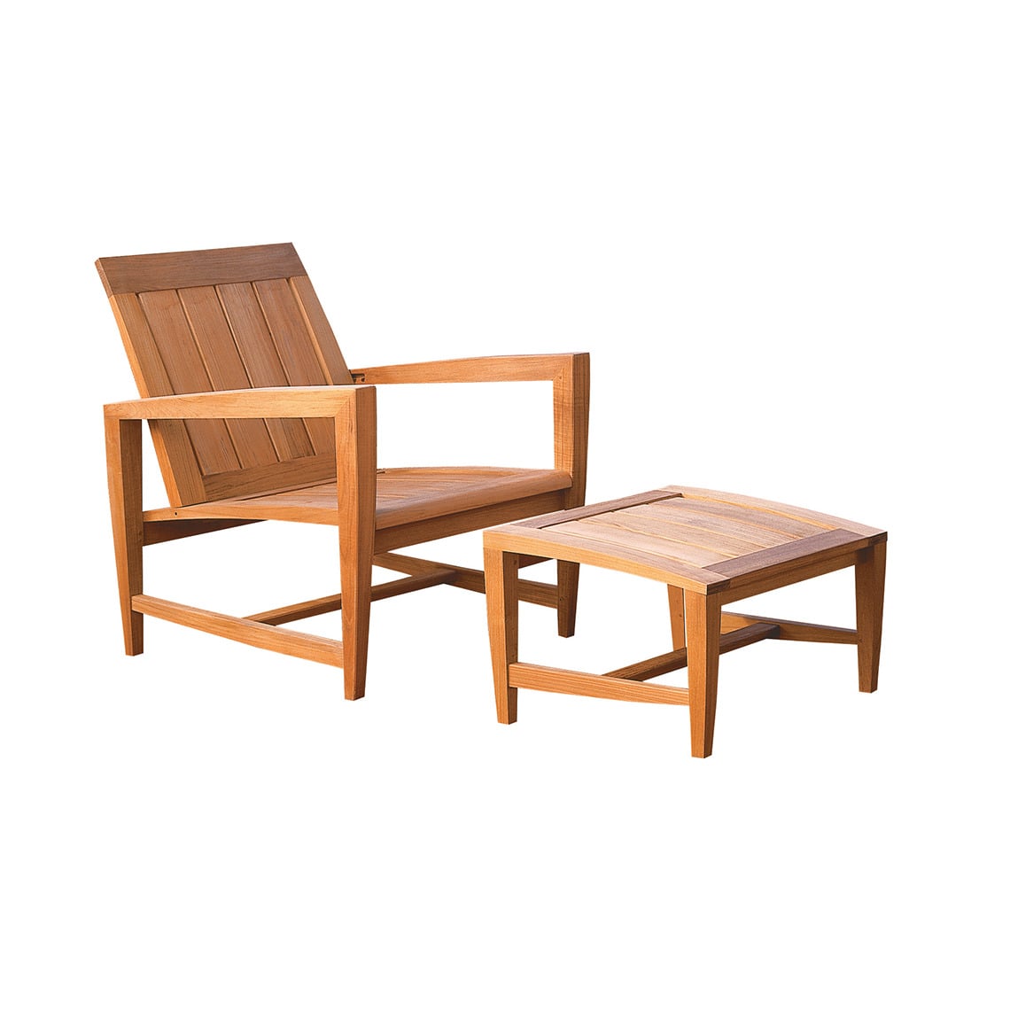 Kingsley Bate Amalfi Outdoor Club Ottoman