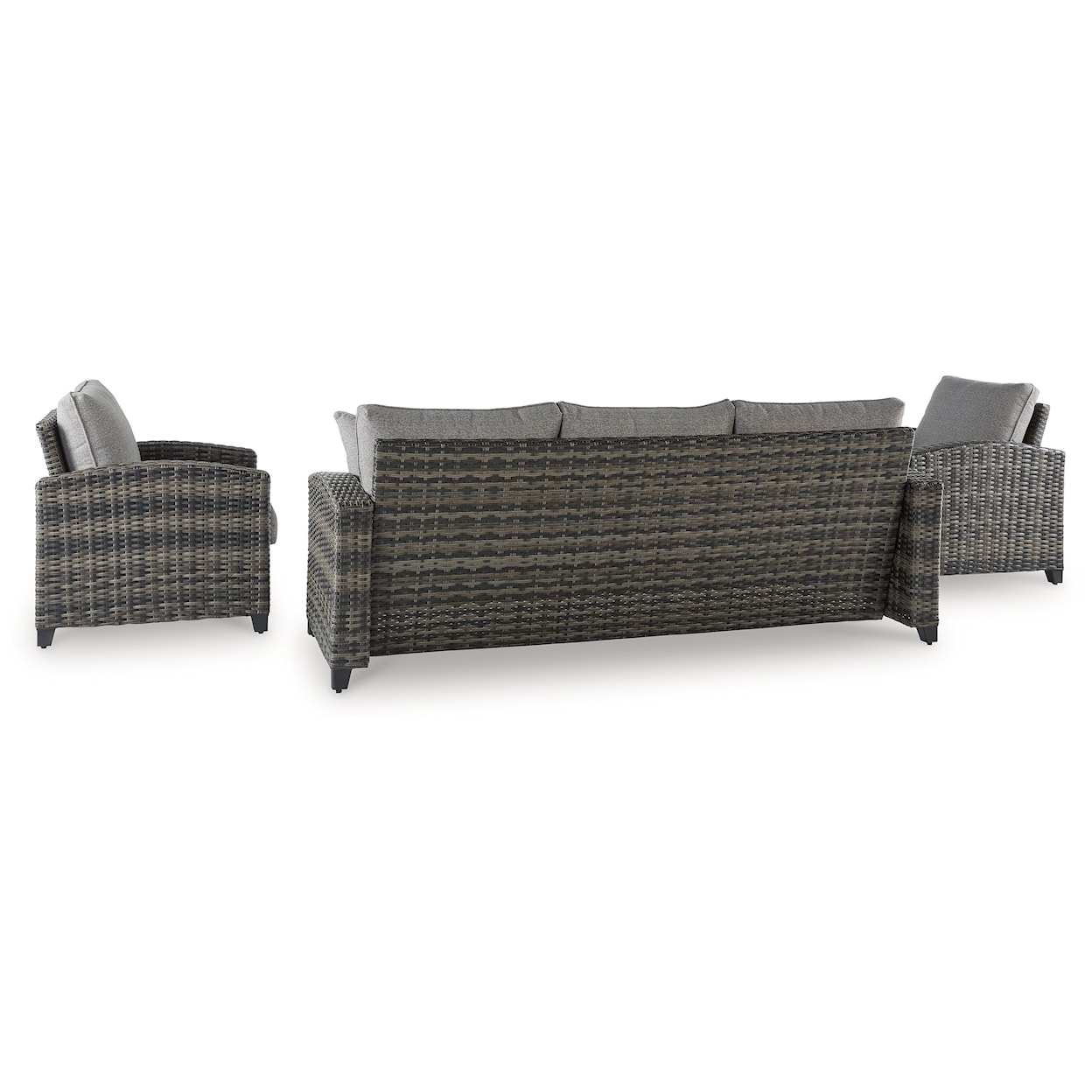 Michael Alan Select Oasis Court Outdoor Sofa/Chairs/Table Set (Set of 4)