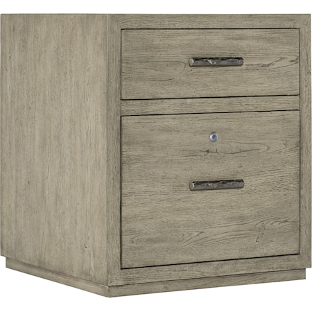 Casual 2-Drawer Office File Cabinet