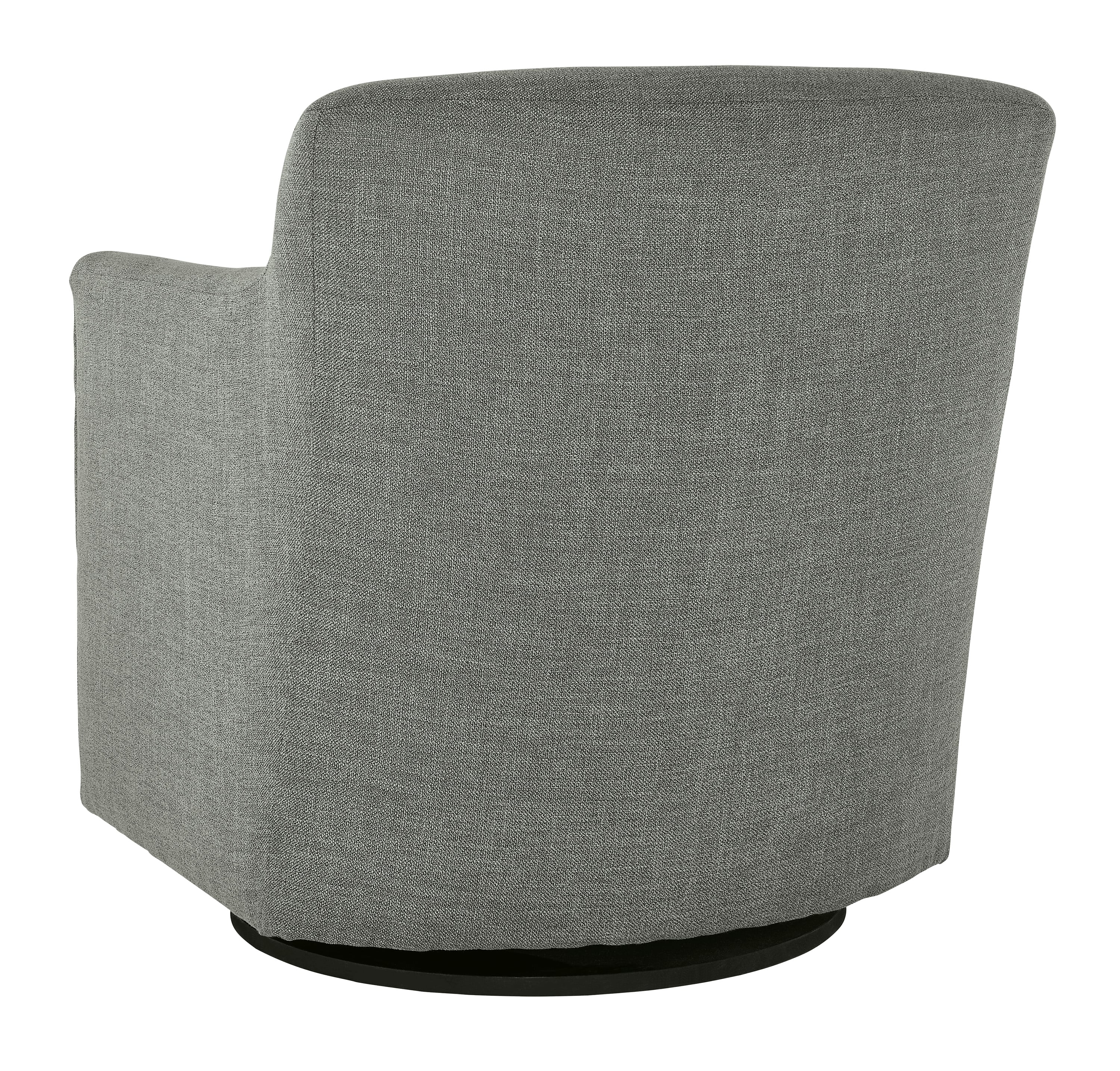 Ashley Signature Design Bradney A3000326 Swivel Accent Chair In Smoke ...