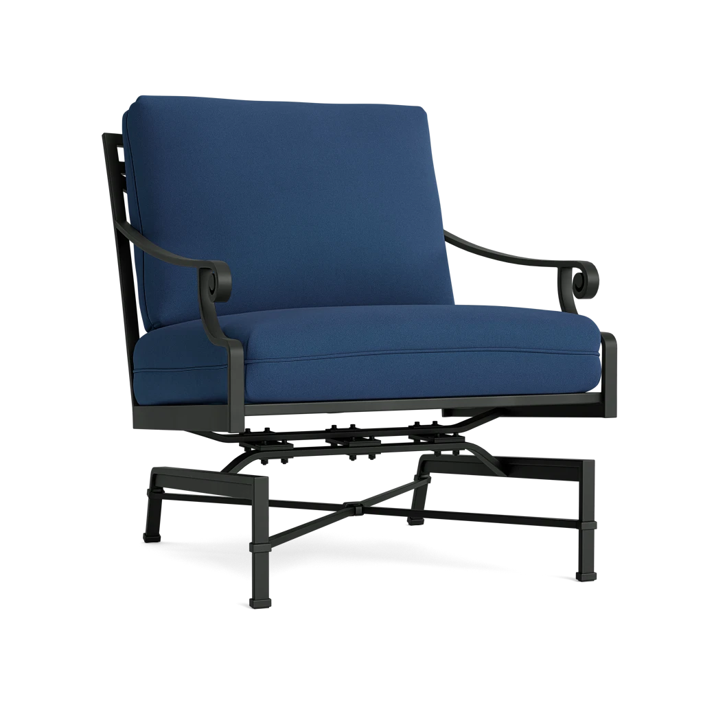 Scroll-Arm Motion Lounge Chair