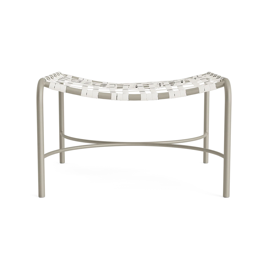 Vinyl Strap Chair Ottoman