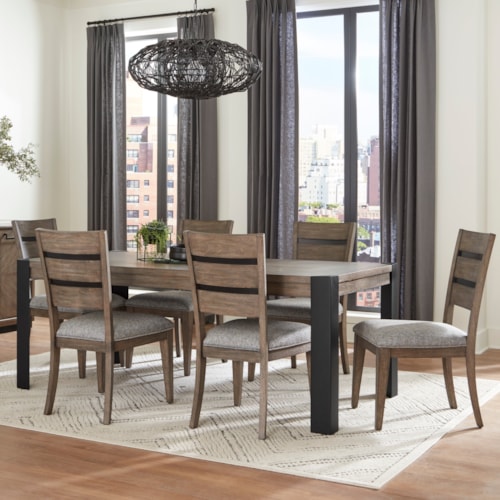Rustic 7-Piece Dining Set