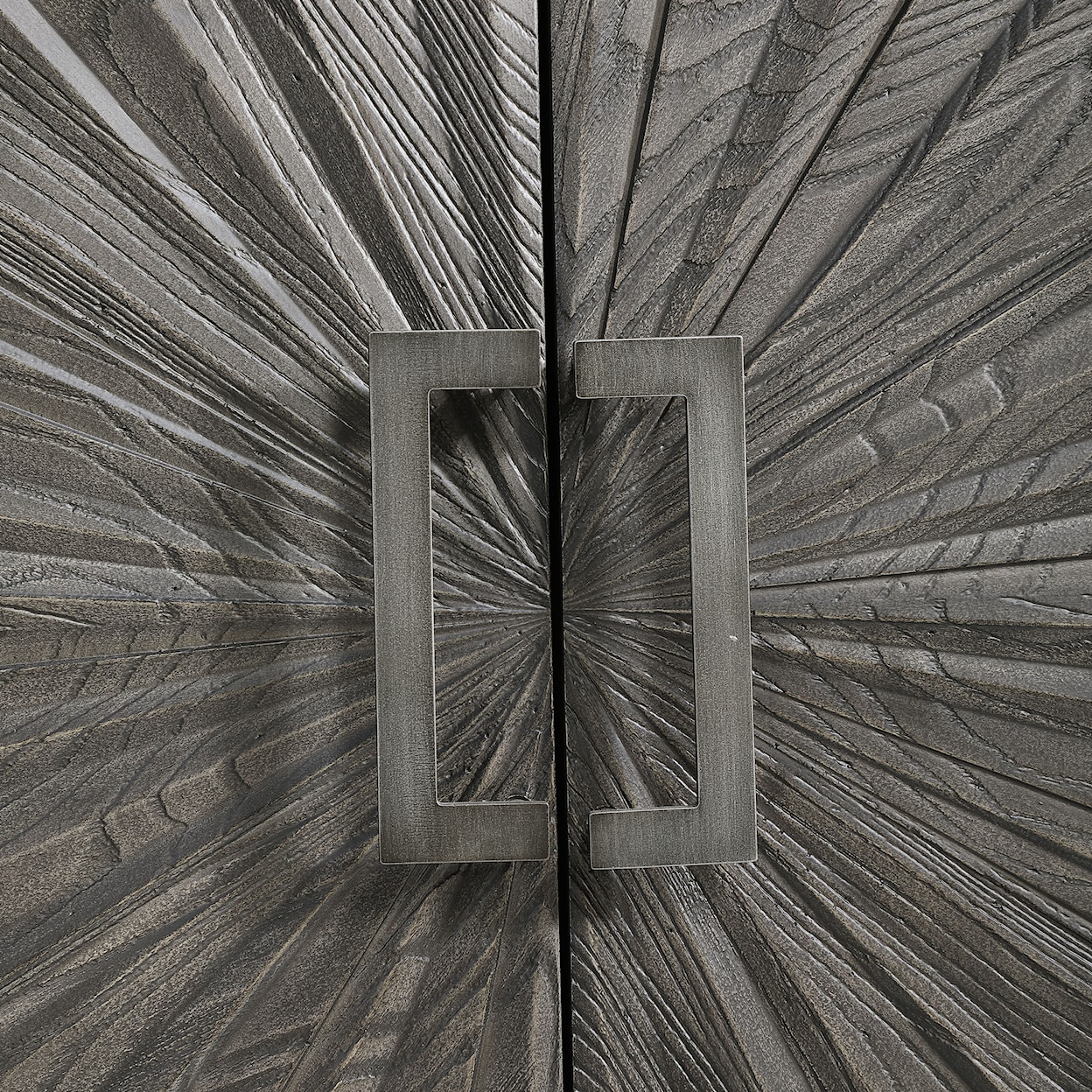Uttermost Shield Shield Gray Oak 2 Door Cabinet