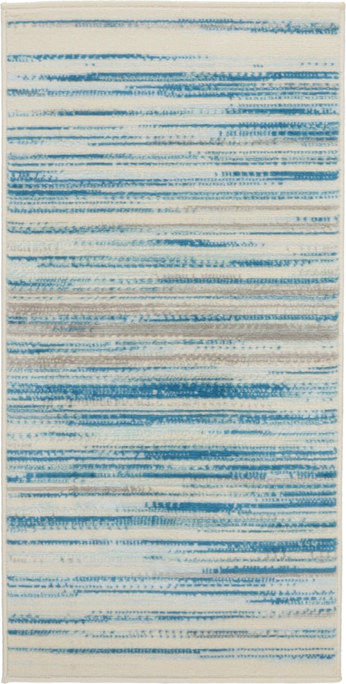 2' x 4' Blue Rectangle Rug