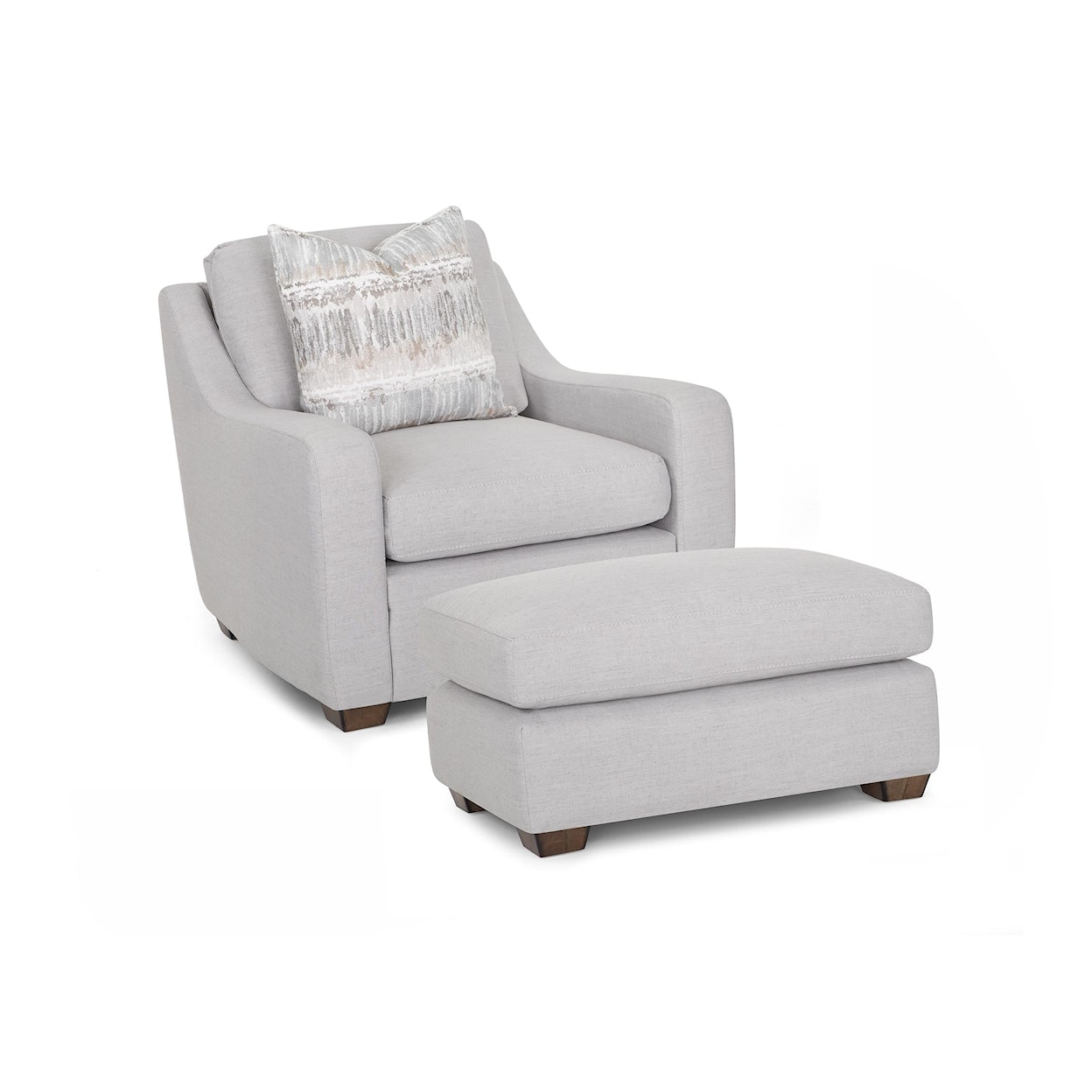 Franklin 865 Stafford Chair and Ottoman