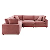 Modway Commix 5-Piece Sectional Sofa