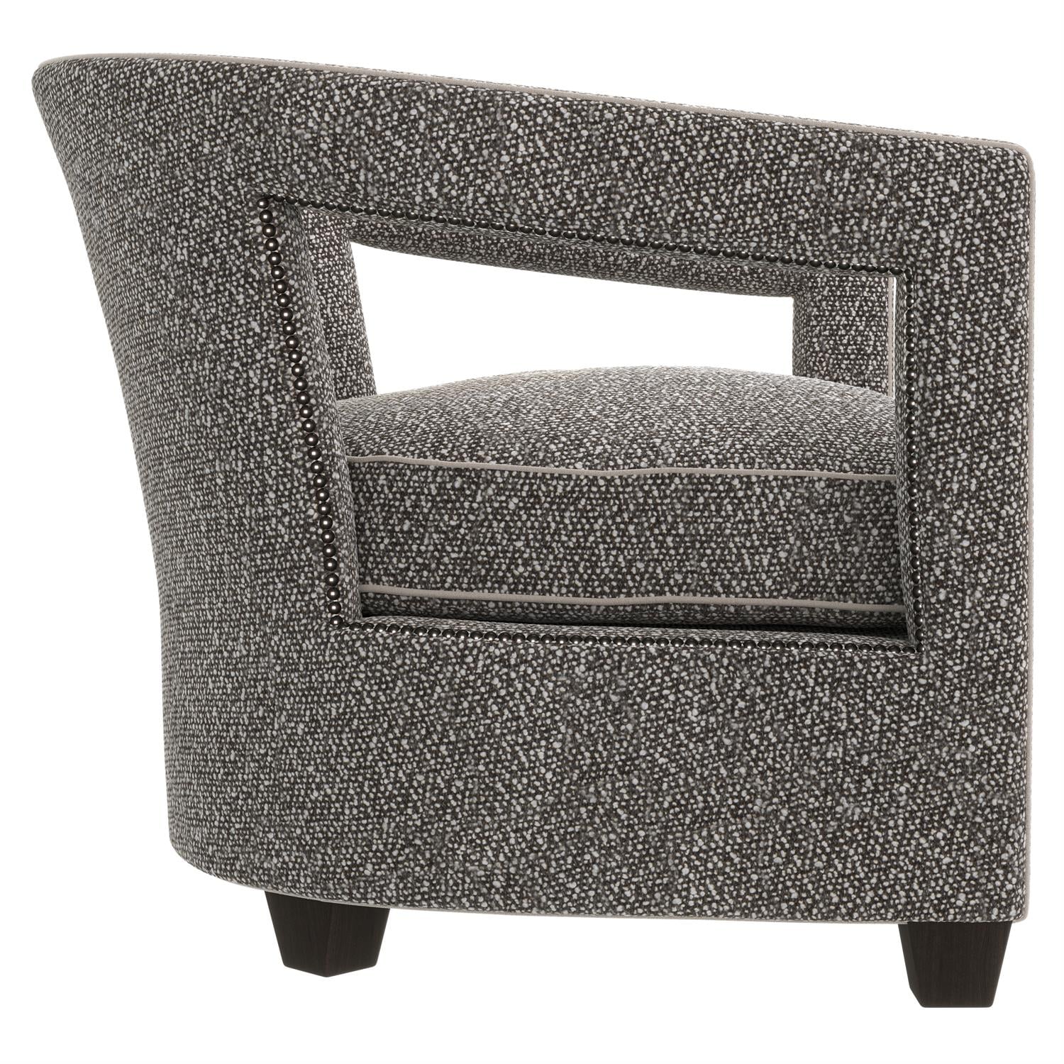 Contemporary Chair with Nailheads