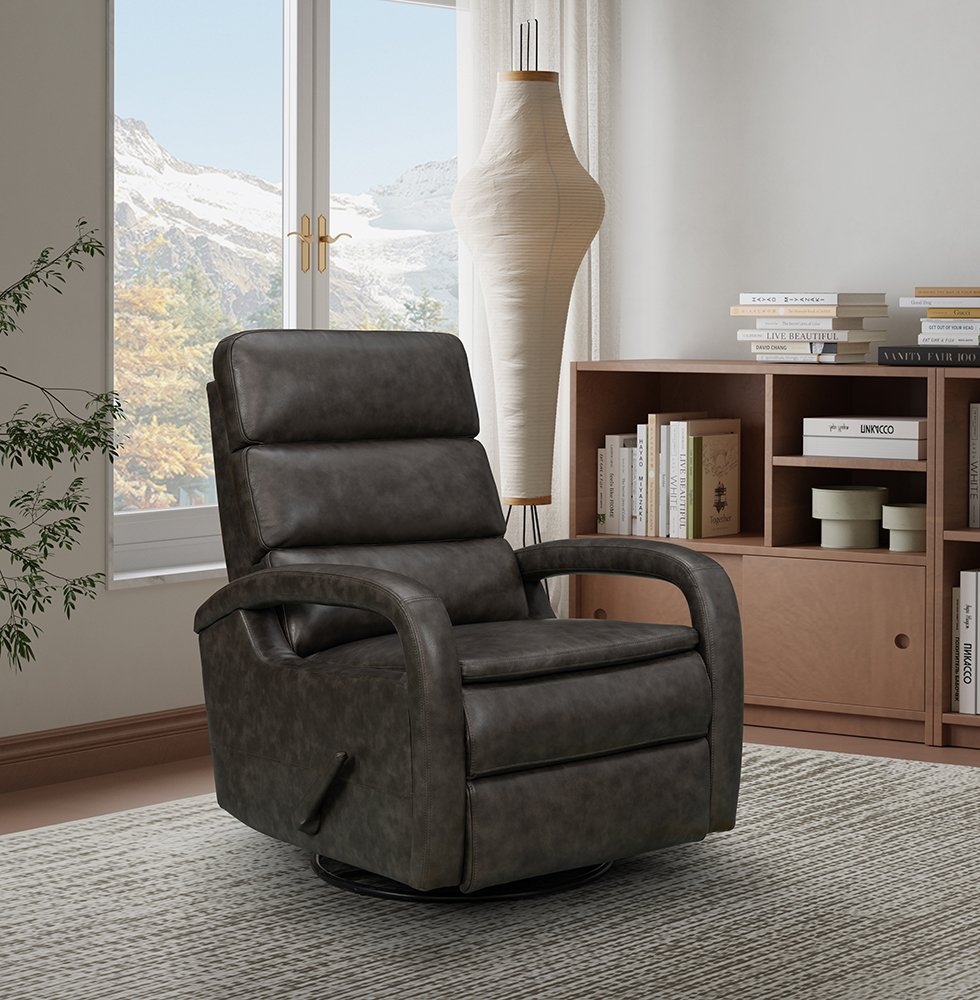 Barcalounger Nick Manual Swivel Glider Recliner