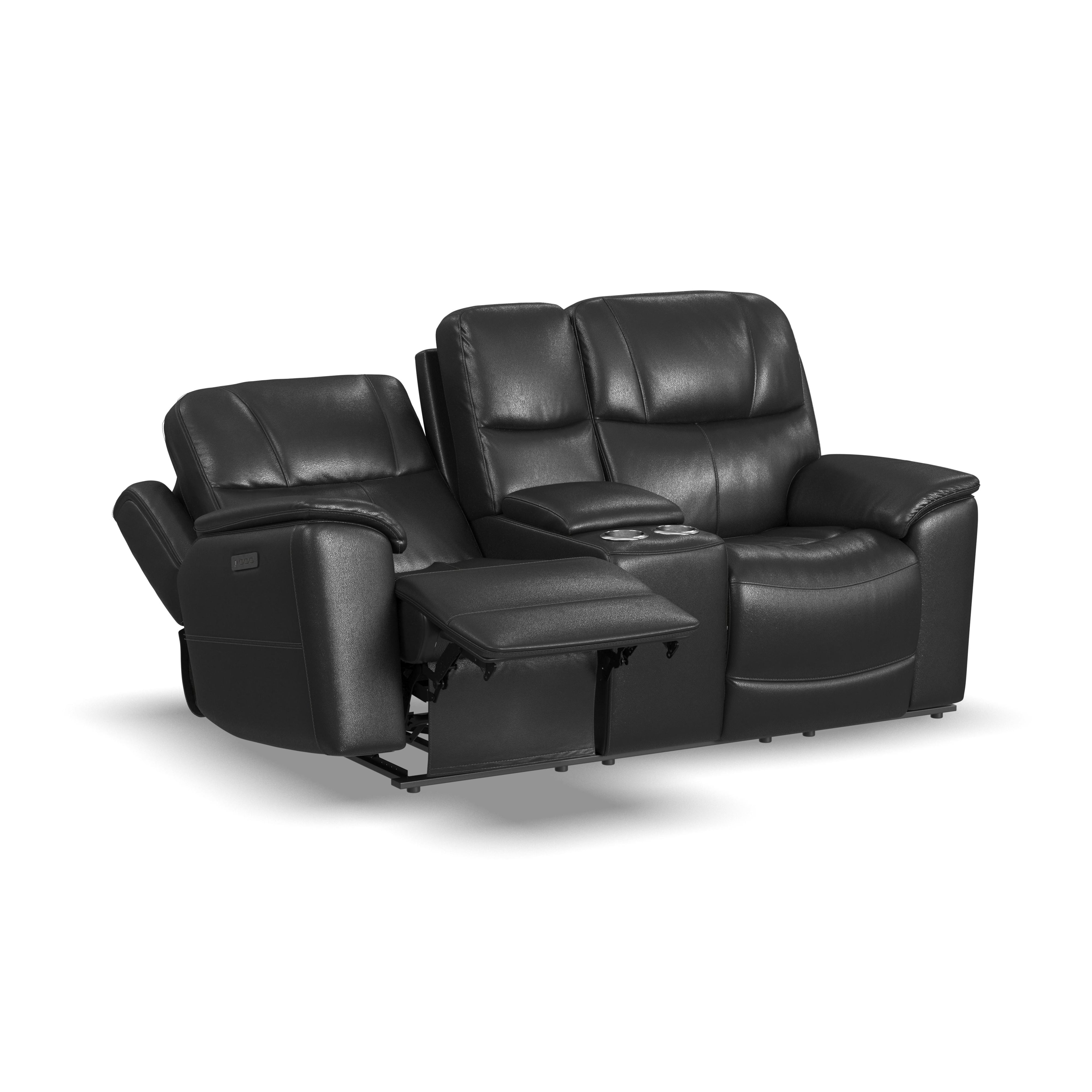 Power Reclining Console Loveseat