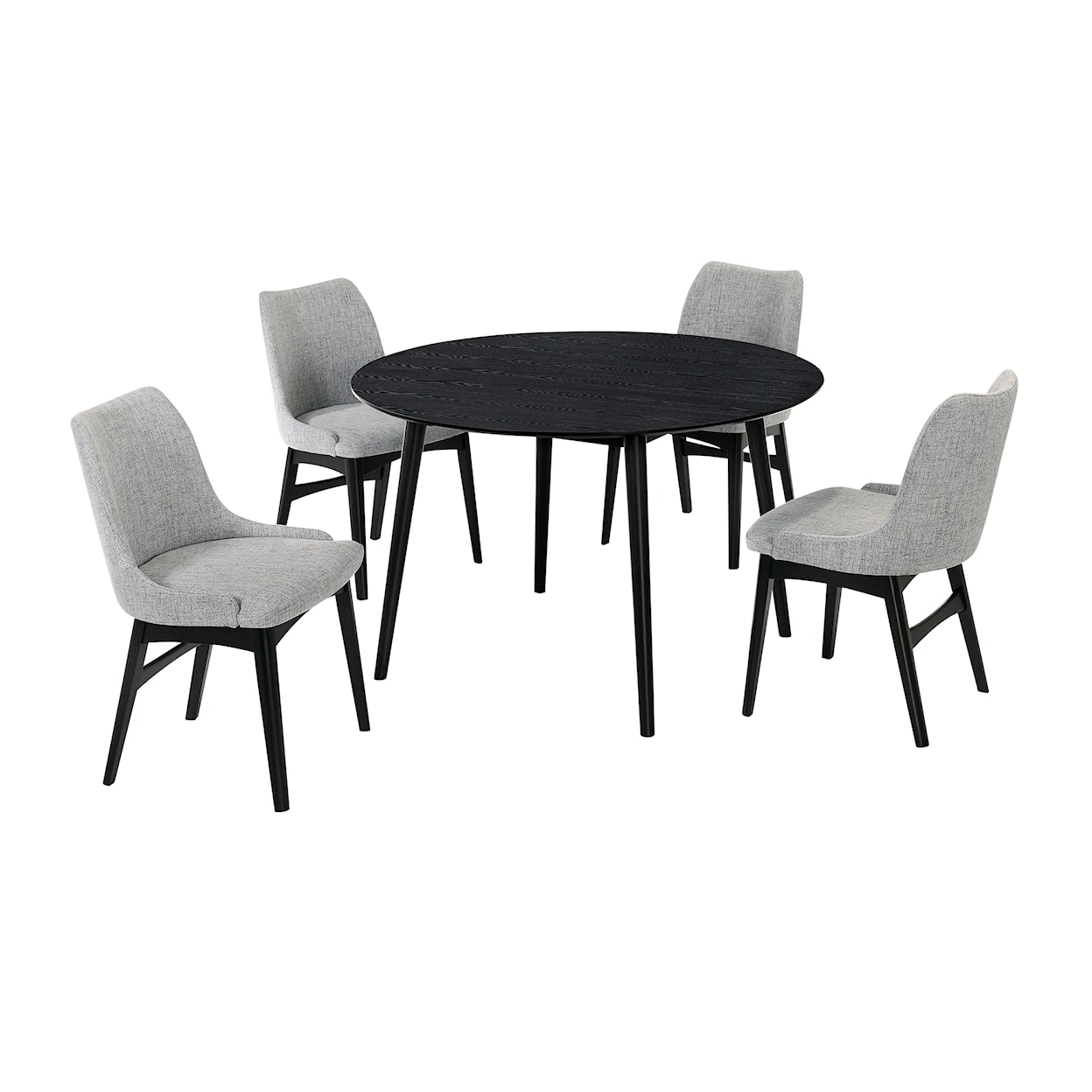 Armen Living Arcadia/Azalea 5-Piece Dining Set