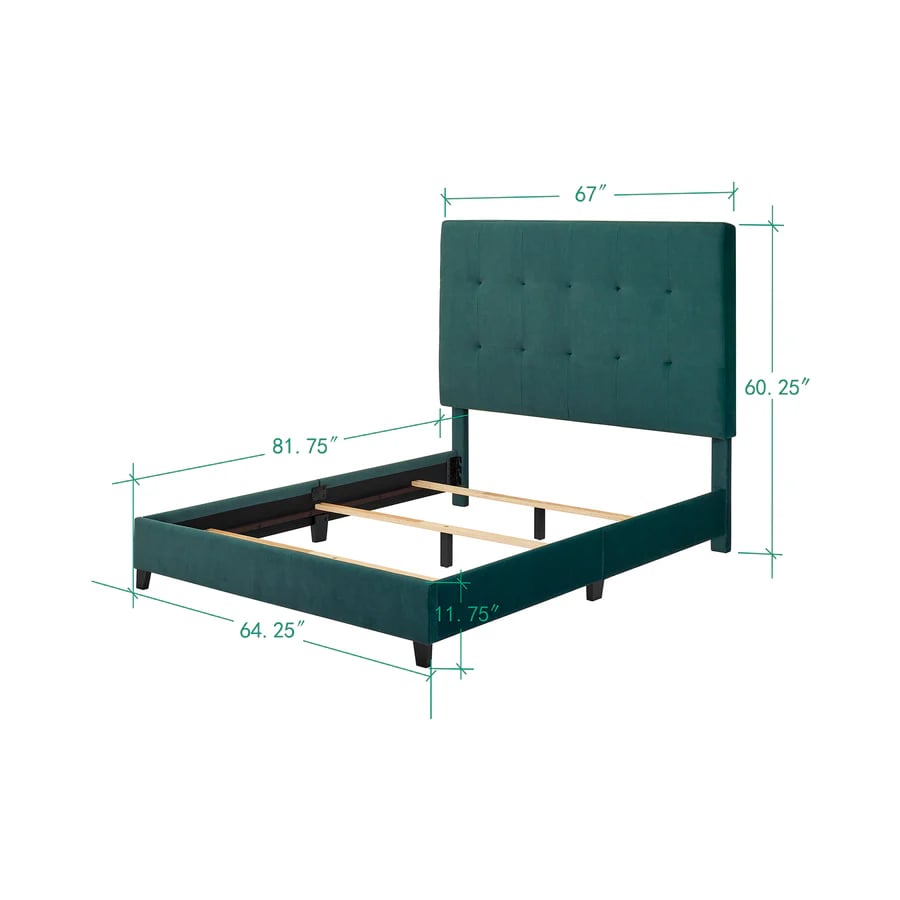 Legends Furniture Bridger Upholstered Queen Panel Bed