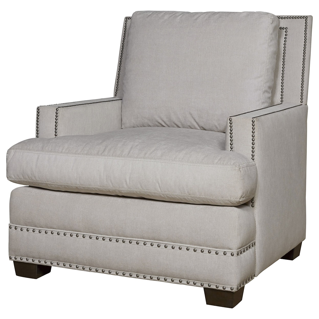 Universal Franklin Street Living Room Chair with Nail-Head Trim
