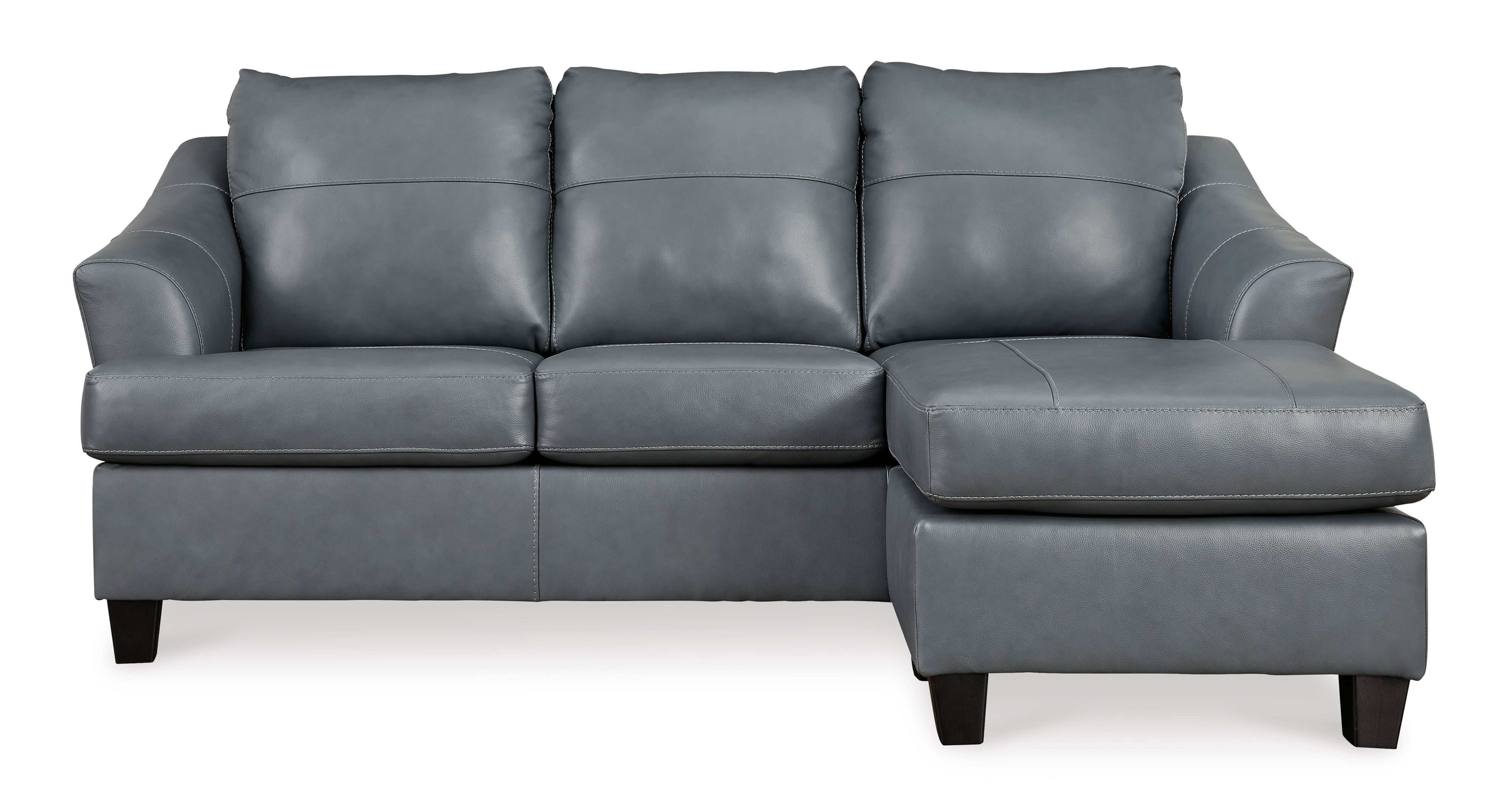 Signature Design By Ashley Genoa 4770518 Leather Match Sofa Chaise ...