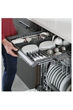GE Appliances Dishwashers Ge(R) Energy Star(R) Top Control With Stainless Steel Interior Dishwasher With Sanitize Cycle