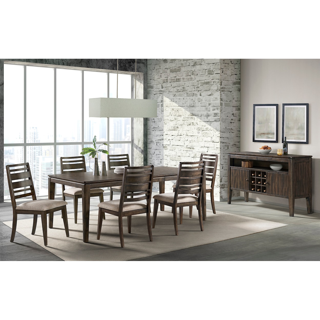 Inner Home Kai 7-Piece Dining Set