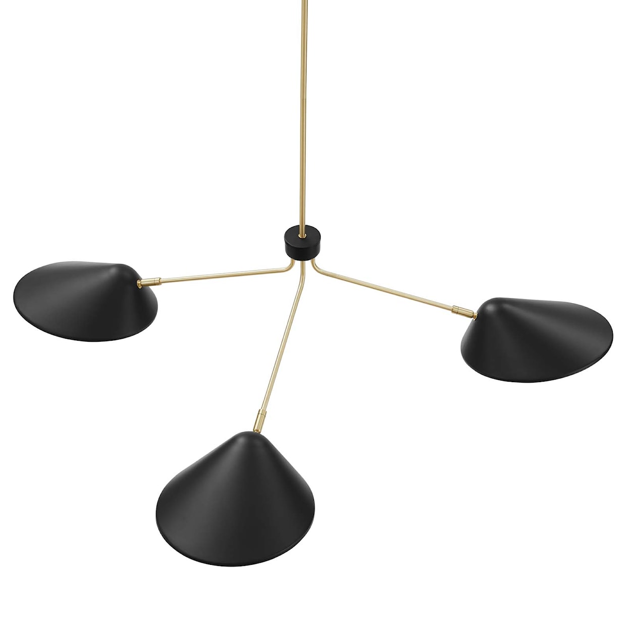 Modway Journey 3-Light 14" Arm Pendant