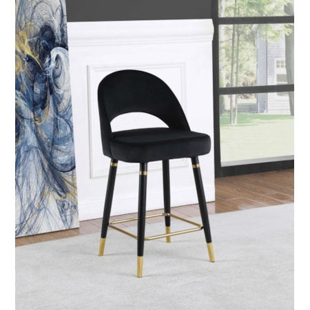 Velvet Counter Chair