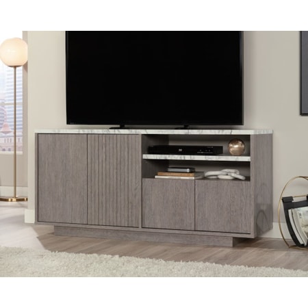 Four-Door TV Credenza