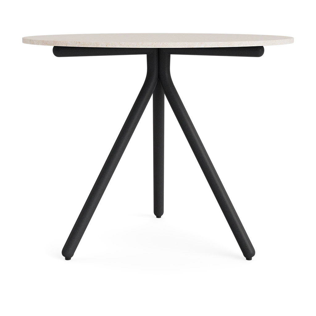 23" Rd. Aluminum Nesting Table w/Dekton Top