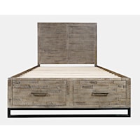 King Storage Bed