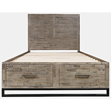 King Storage Bed