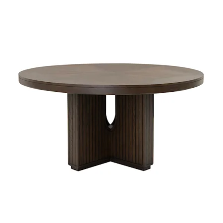 Contemporary 60" Round Dining Table