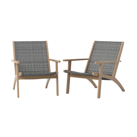 Outdoor Wicker Side Chair