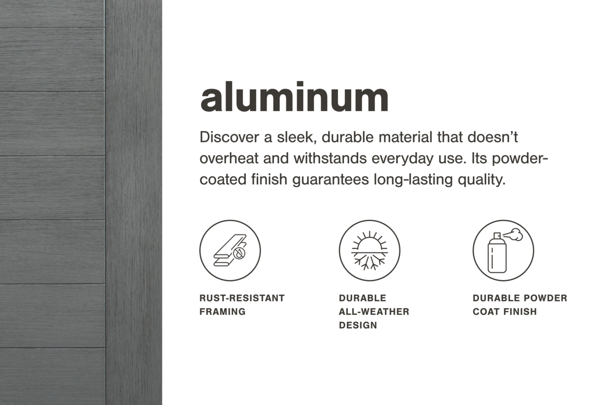 Signature Design by Ashley Beachcroft Rect Dining Table W/Umb Opt