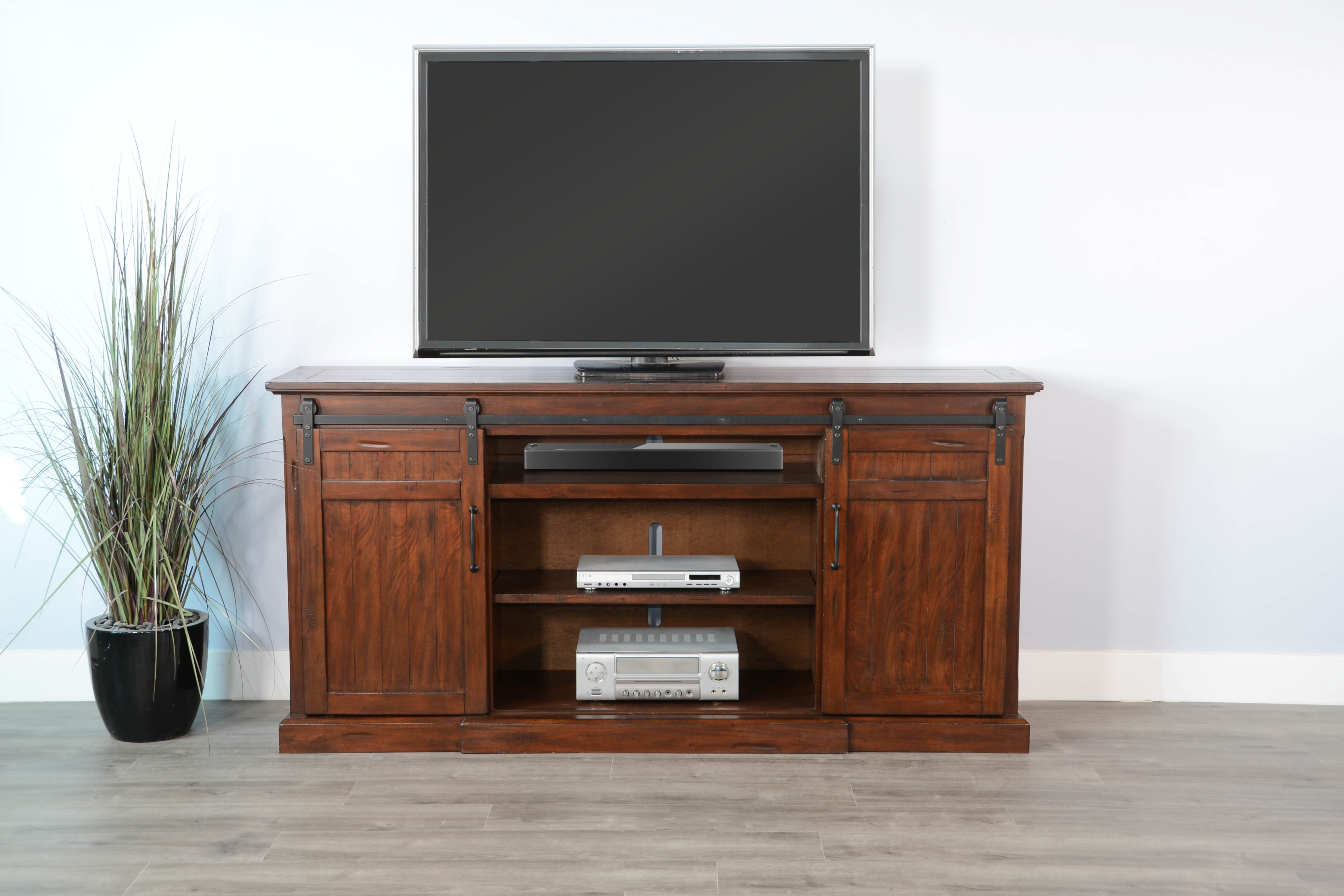 Sunny Designs Tuscany TV Console with Sliding Doors
