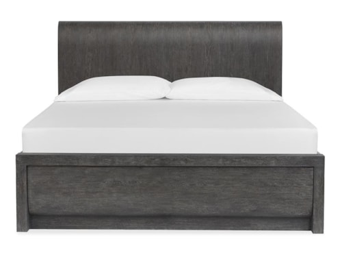 Transitional Cal.King Panel Bed