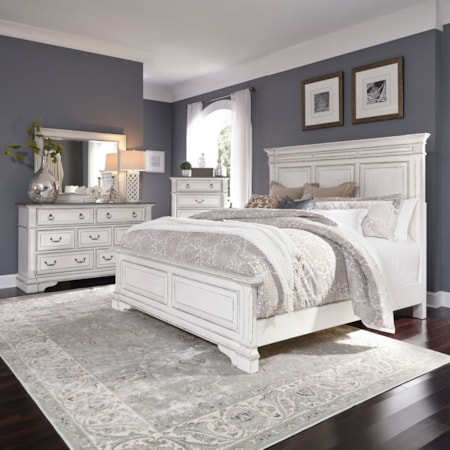 4-Piece California King Panel Bedroom Set