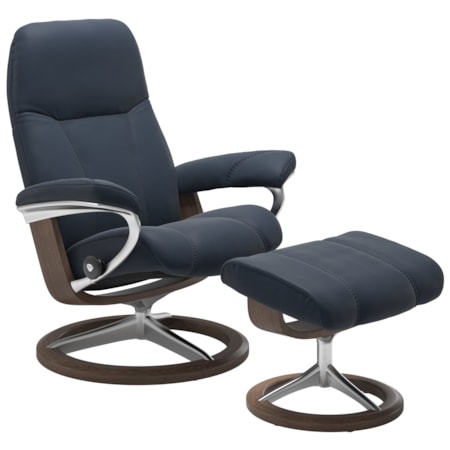 Medium Reclining Chair and Ottoman