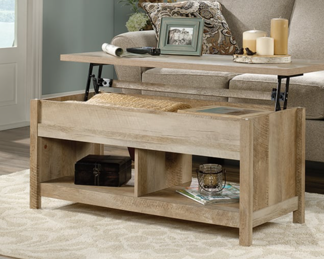 Sauder Cannery Bridge Lift-Top Coffee Table