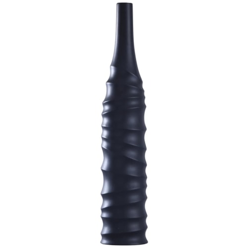 Matte Black Small Vase