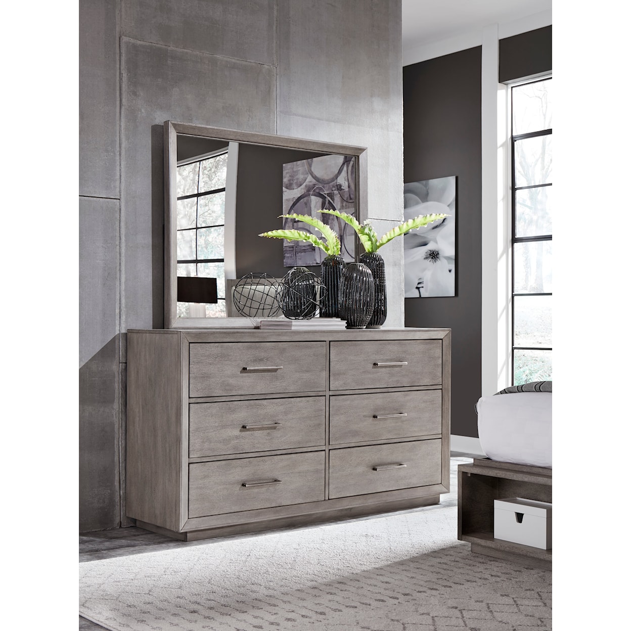 Aspenhome Platinum 6-Drawer Dresser