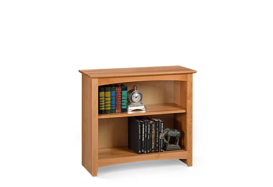 Alder Bookcases Open Bookcase by Archbold Furniture at Simon's Furniture