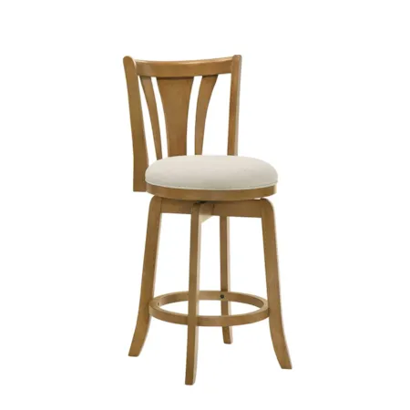 Upholstered Swivel Counter Stool