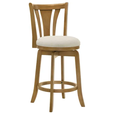 Upholstered Swivel Counter Stool