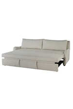 Universal Special Order Contemporary Upholstered California King Wall Bed with Panels