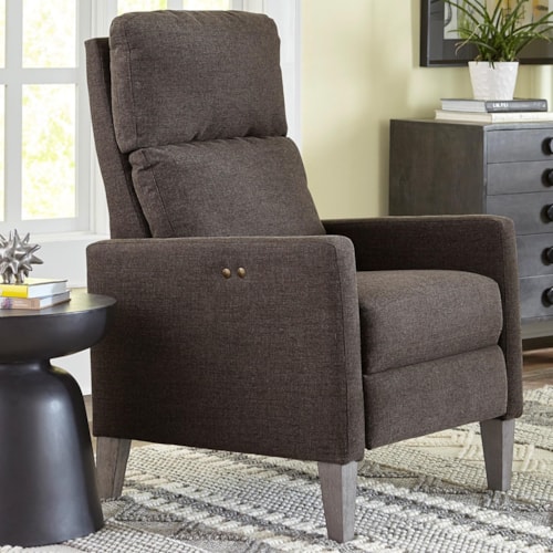 Contemporary Small Scale Push Back Recliner
