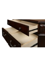 New Classic Emilie Traditional 7-Drawer Chest w/ Acanthus Leaf Embellishments