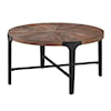 Prime Chevron Round Cocktail Table