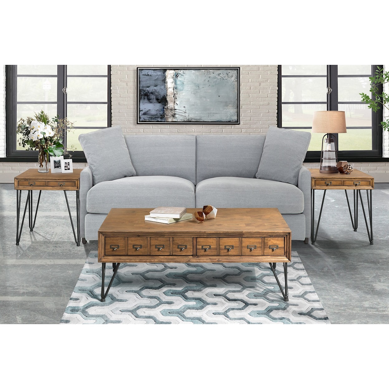 Elements International Boone End Table