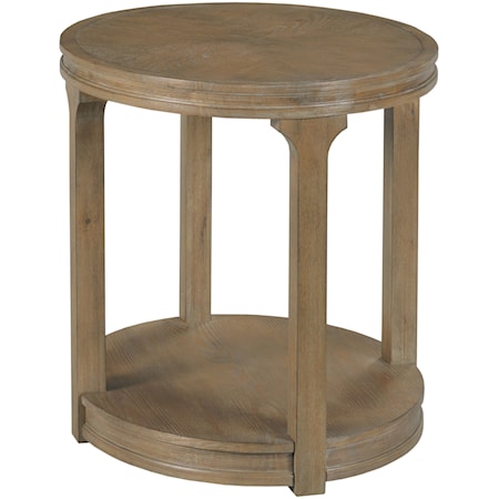 Oval End Table