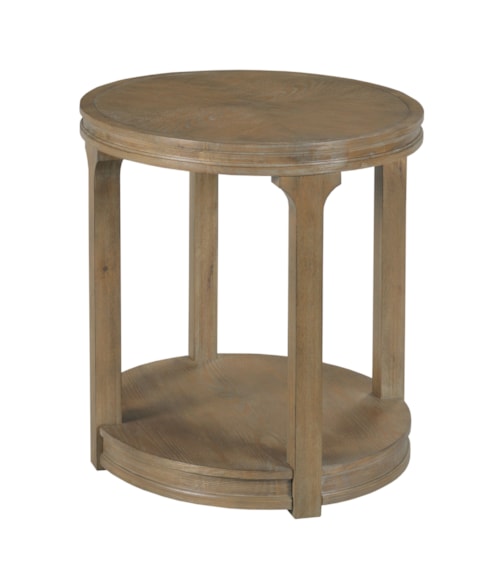 Transitional Oval End Table