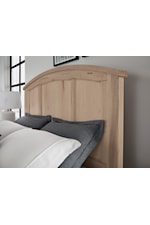 Solid American Ambrosia Maple and Maple Veneer Headboard