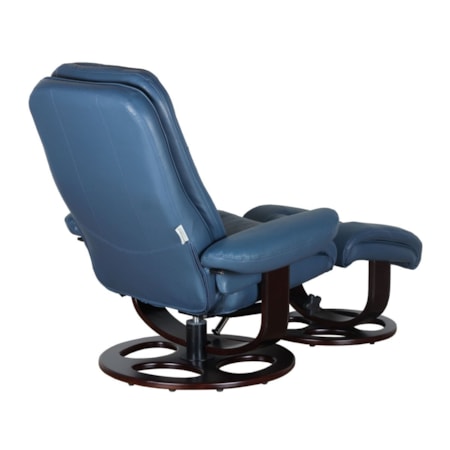 Pedestal Reclining Chair+Ottoman